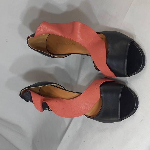 Balenciaga black and pink leather heels size 36 size 6 - Picture 5 of 16